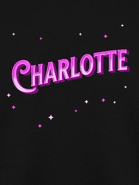 Charlotte's name personalized