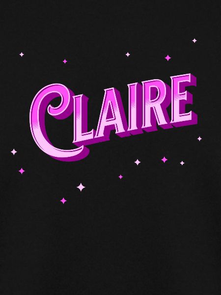 Claire name personalized