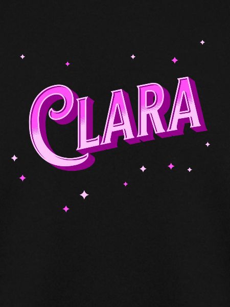 Clara's name personalized