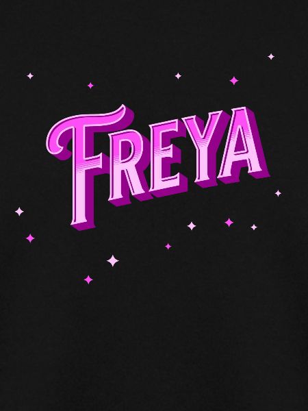 Freya name personalized