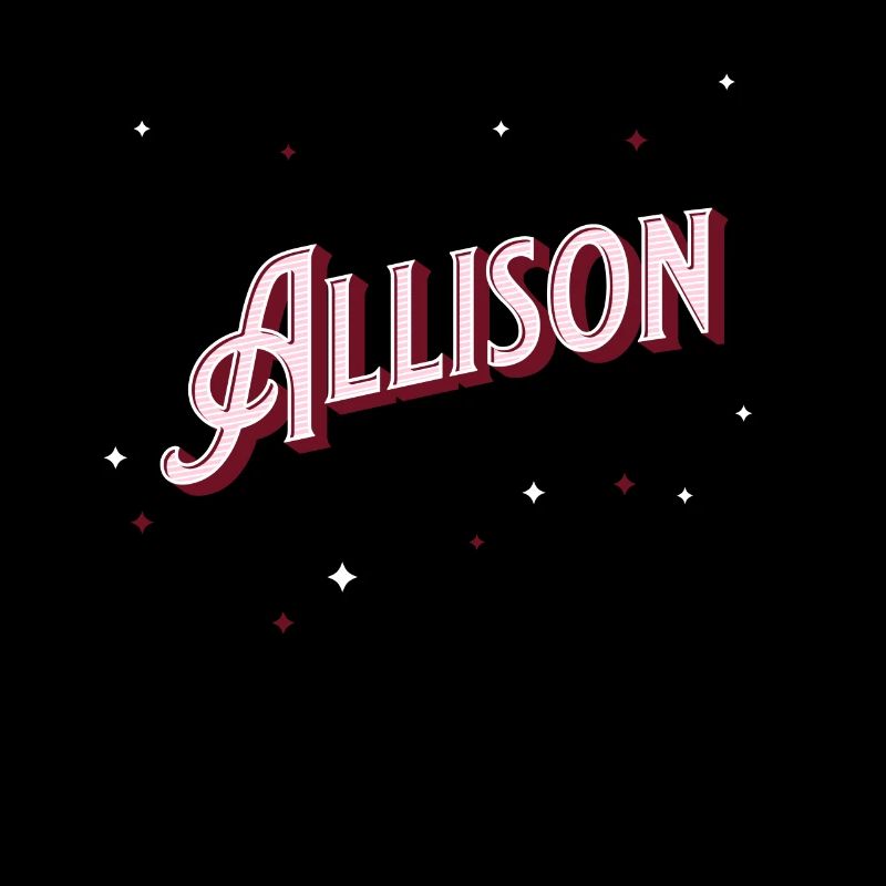 Allison Namen personalisiert