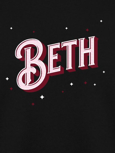 Personalized Beth name