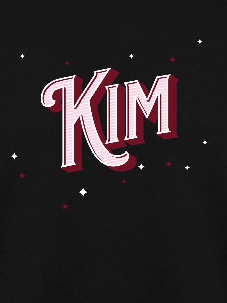 Personalized Kim name
