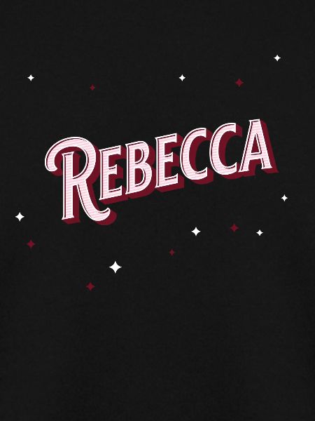 Rebecca's name personalized