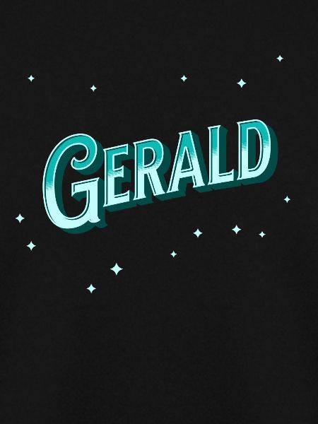 Gerald name personalized