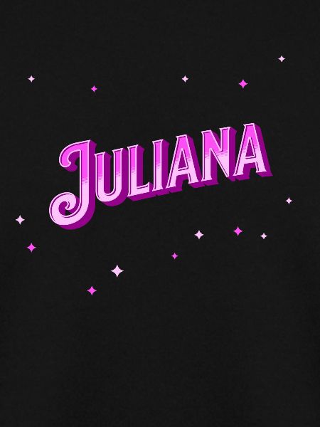 Juliana's name personalized