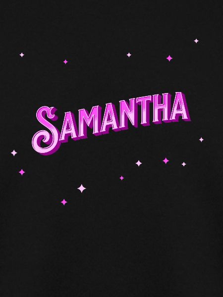 Samantha's name personalized