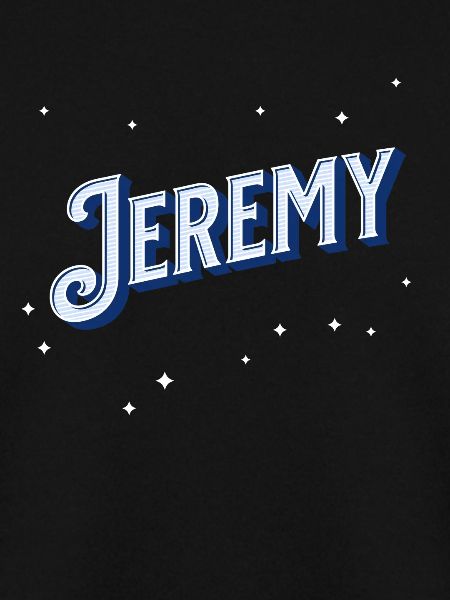 Jeremy name personalized