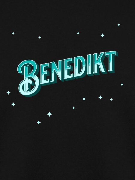 Benedict's name personalized