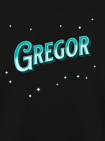 Gregor name personalized