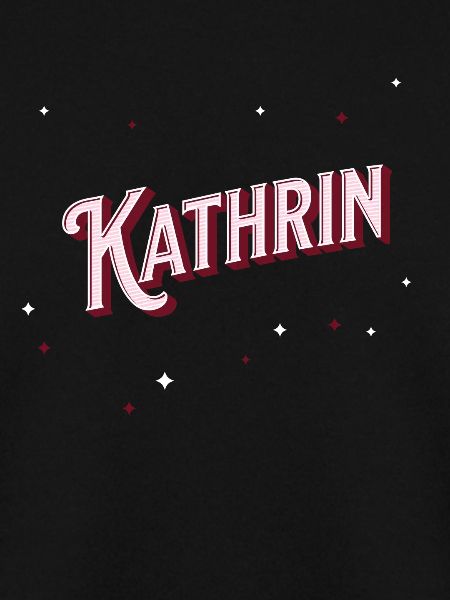 Kathrin's name personalized
