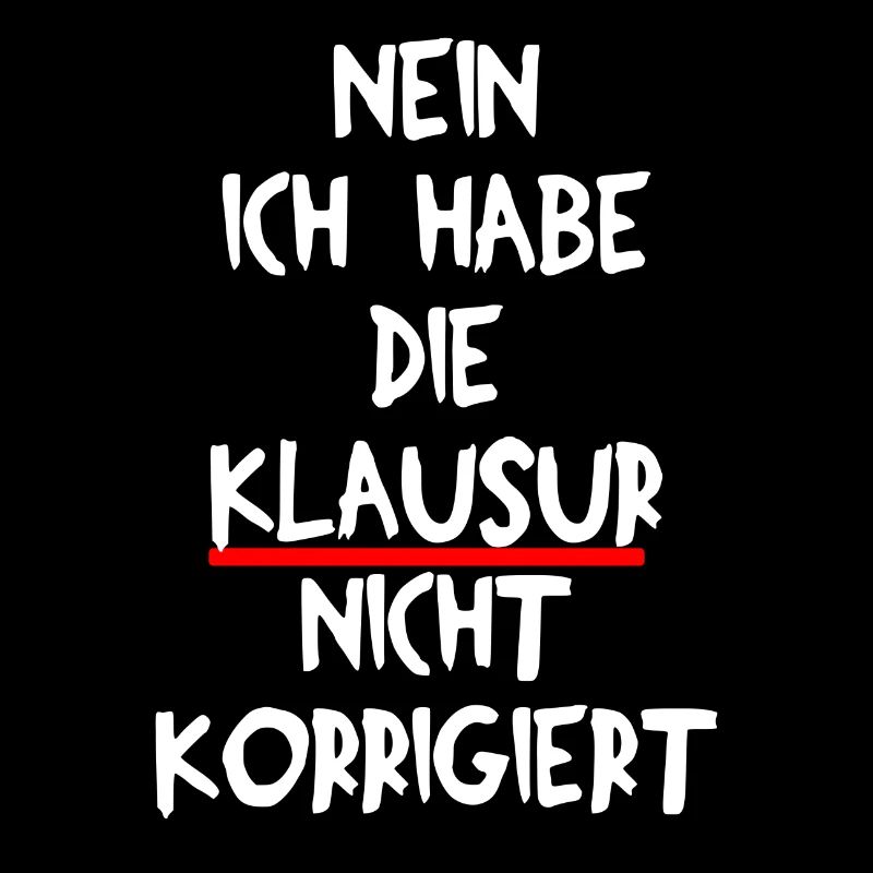 LEHRER KLAUSUR EXAM ABITUR SCHULE UNTERRICHT FUN