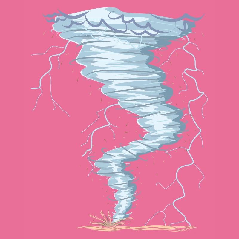 Météo Tornado Windhose Sturmjäger design cool