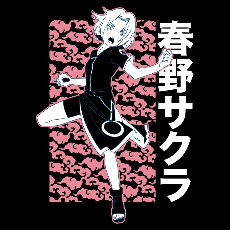 Naruto Cooles Design Mit Sakura