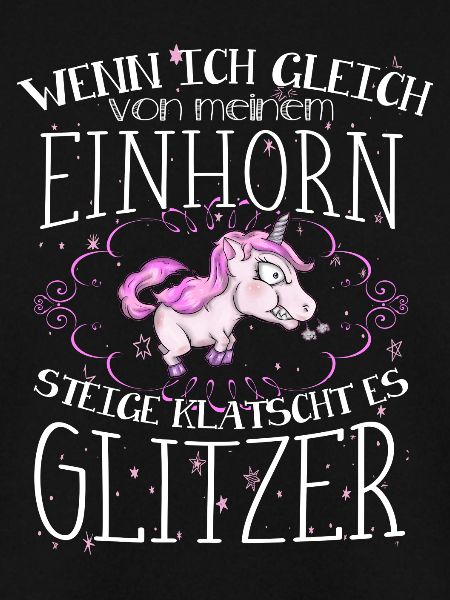 Einhorn - Glitzer