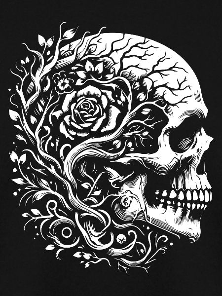 Gothic Skull Design