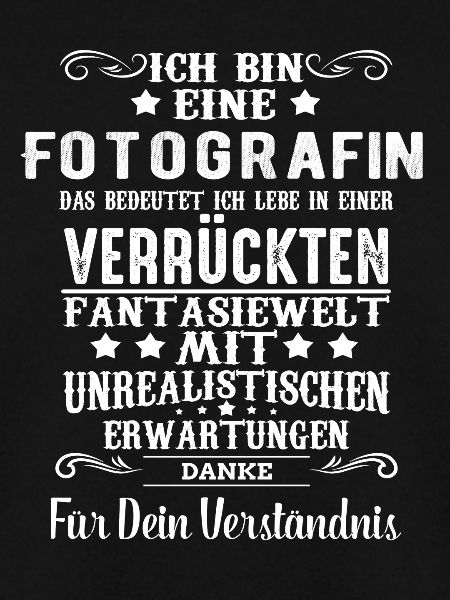 ich bin eine Fotografin