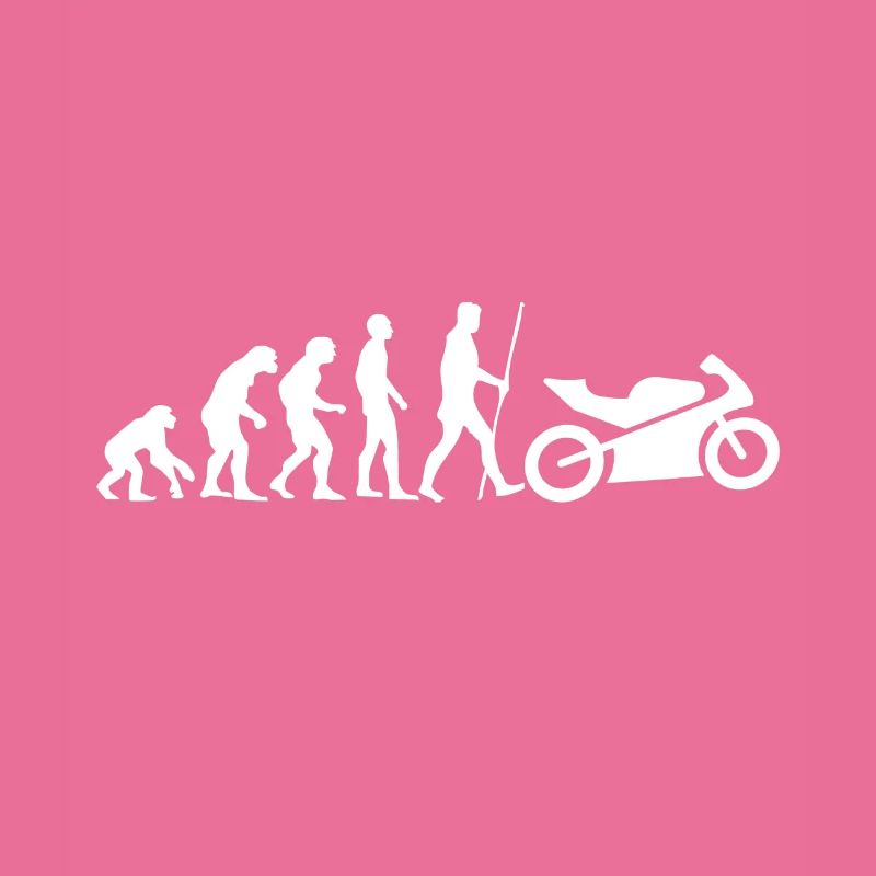 L'évolution de l'humanité est la moto