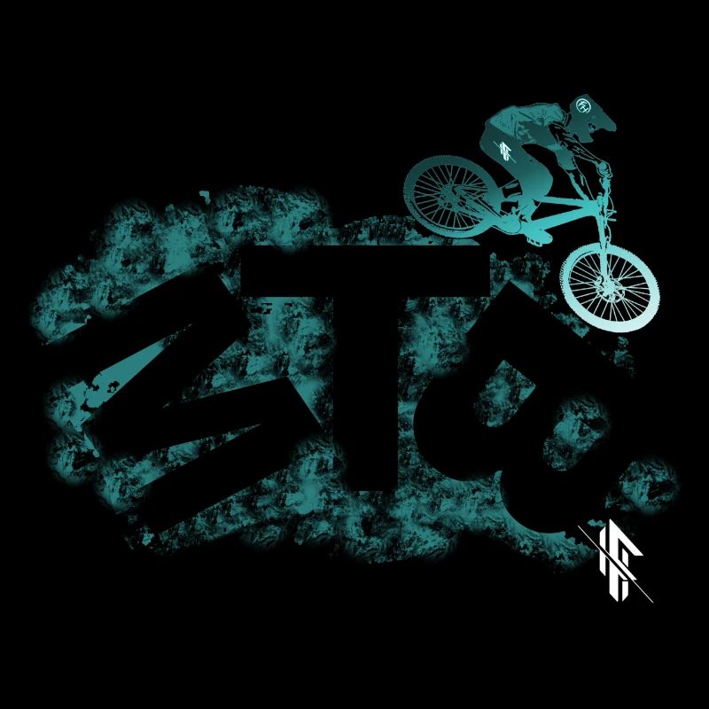 MTB Fahrrad Downhill Jump