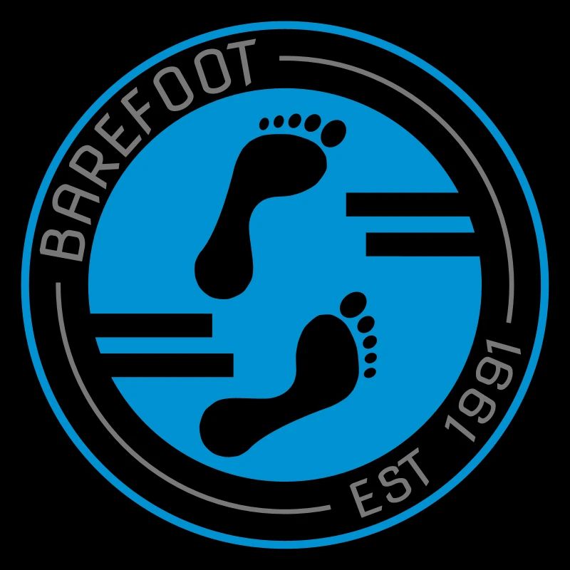 Barefoot Footprint icon design colors selectable
