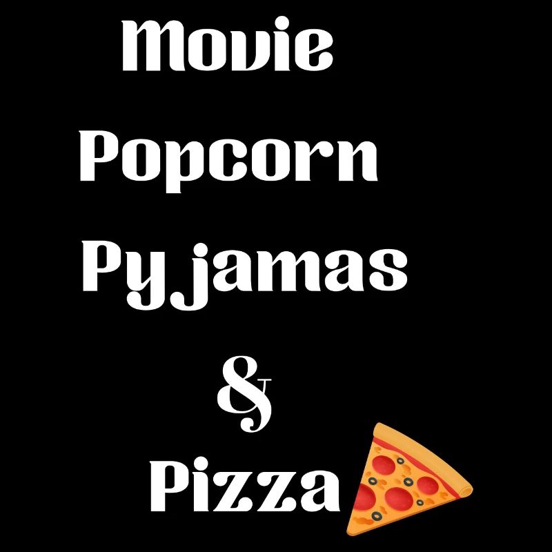 Un film, du pop-corn, un pyjama et une pizza