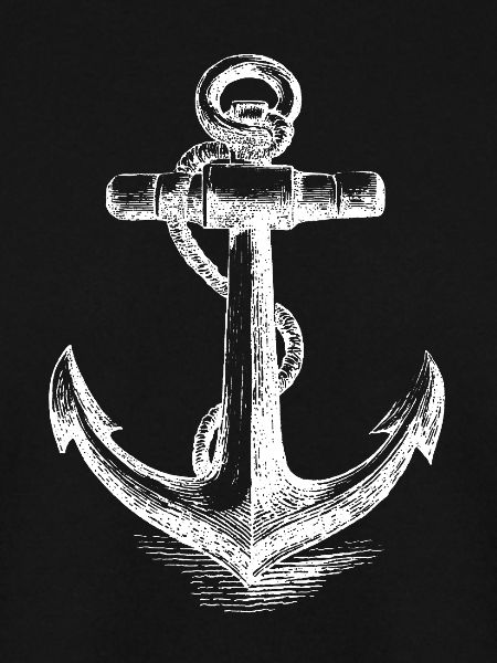 Nautical Anchor Silhouette