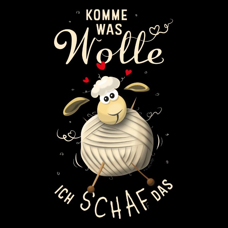 Komme was Wolle, ich Schaf das