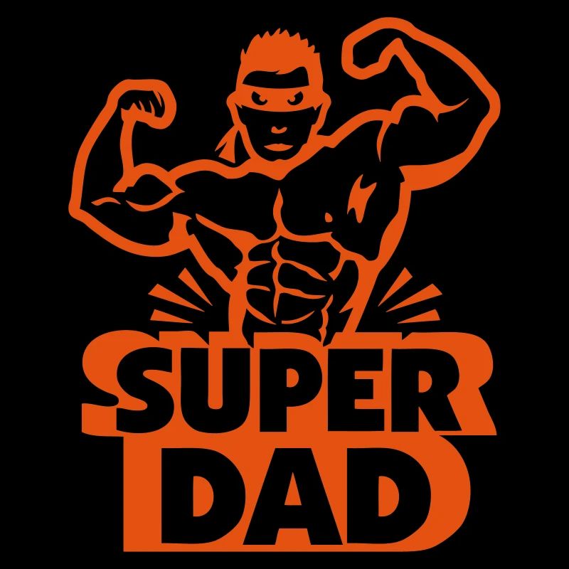 Super Dad Helden Muskel