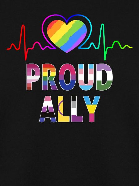 Stolzer Verbündeter des LGBT-Regenbogens