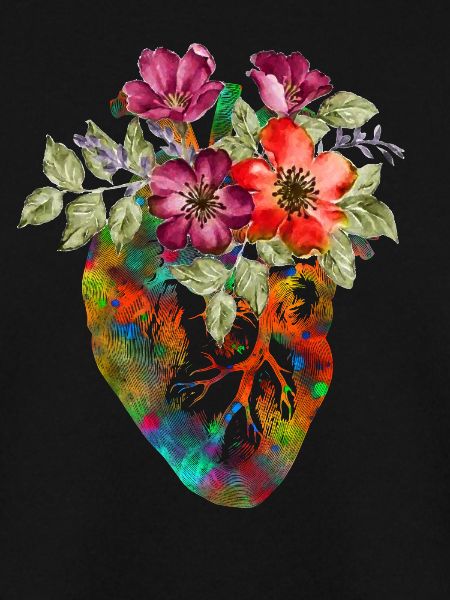ANATOMISCHE KUNST BLUMENHERZ