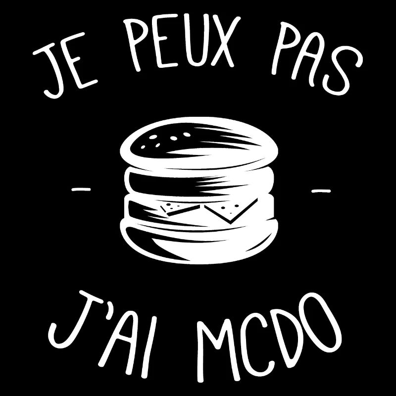 je peux pas j'ai mcdo blanc