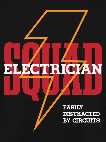 Electrician Squad Ironic Craftsman