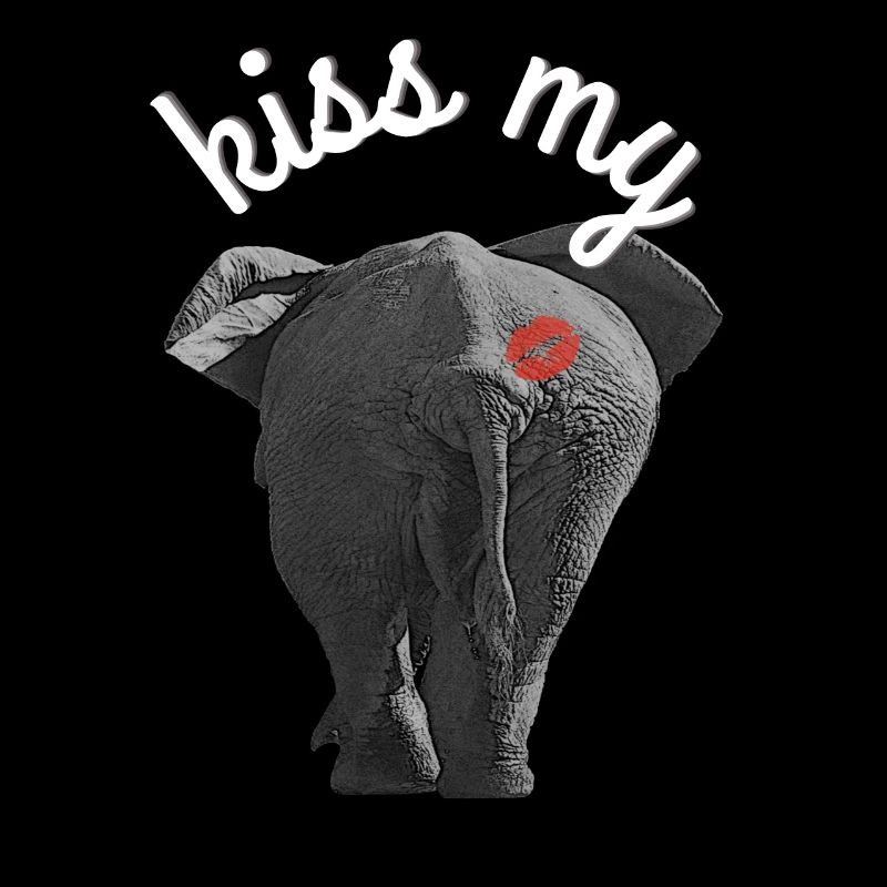 Elephant kiss my