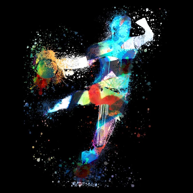 Handball, handballer, Beachhandball,Graffiti