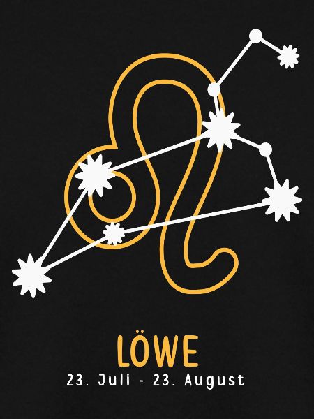 Sternzeichen Illustration Löwe