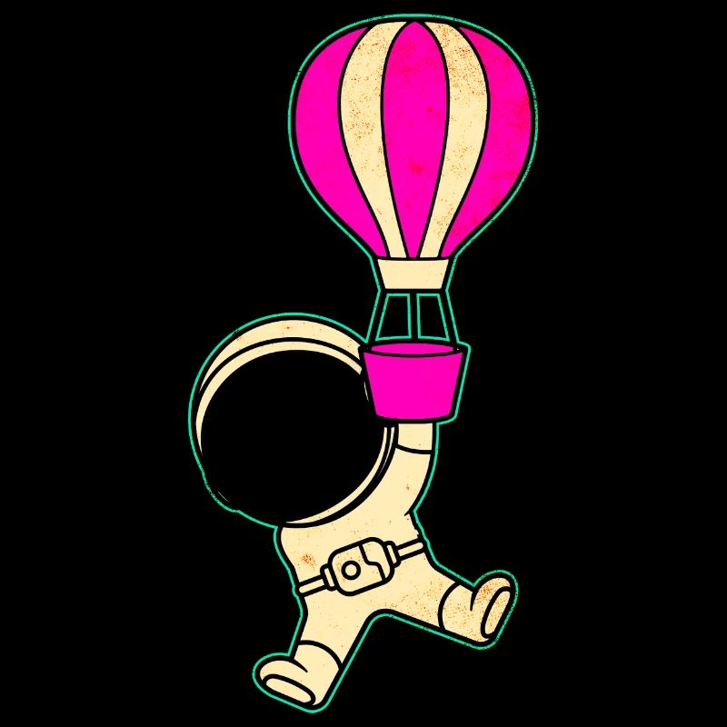Astronaute Astronaute Montgolfière Astronaute