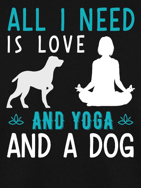 Love yoga dogs