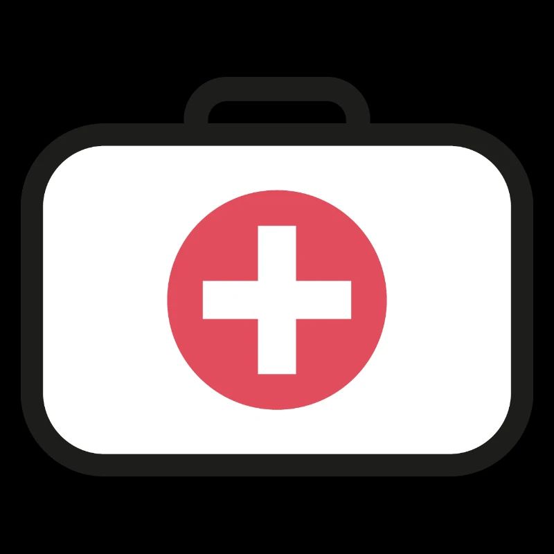 Erste Hilfe Medizin Koffer