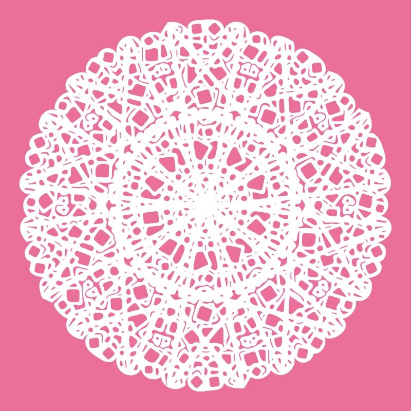 Geometric Flowers Mandala Round Pattern Shape