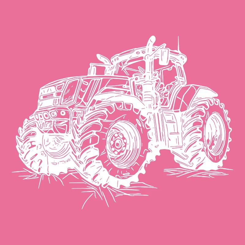 Große Acker Zugmaschine Farm Ernte Traktor