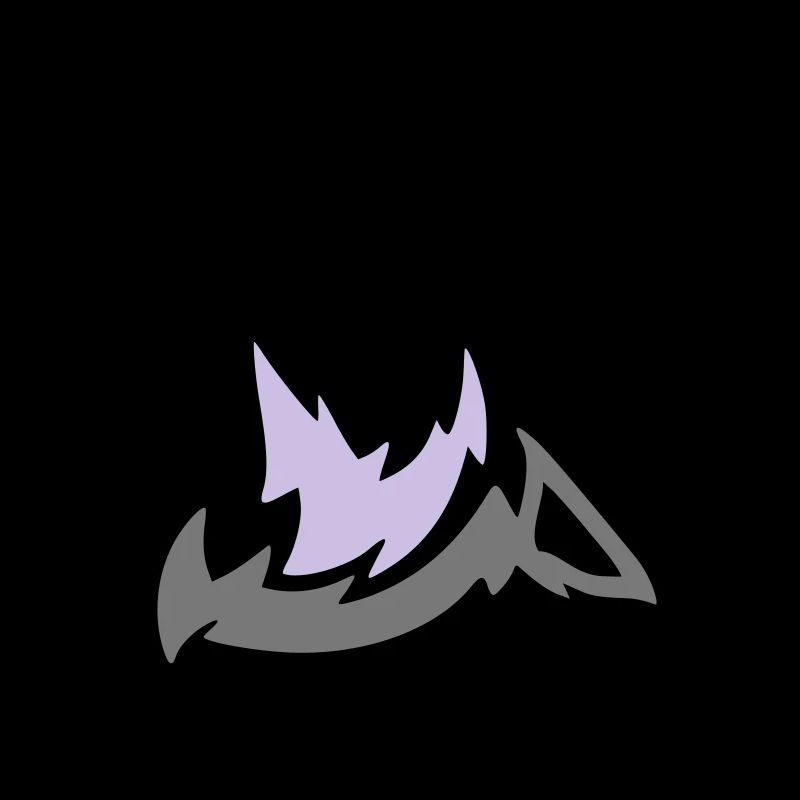 Wolf Kopf face heulend howing 3-farbig Logo