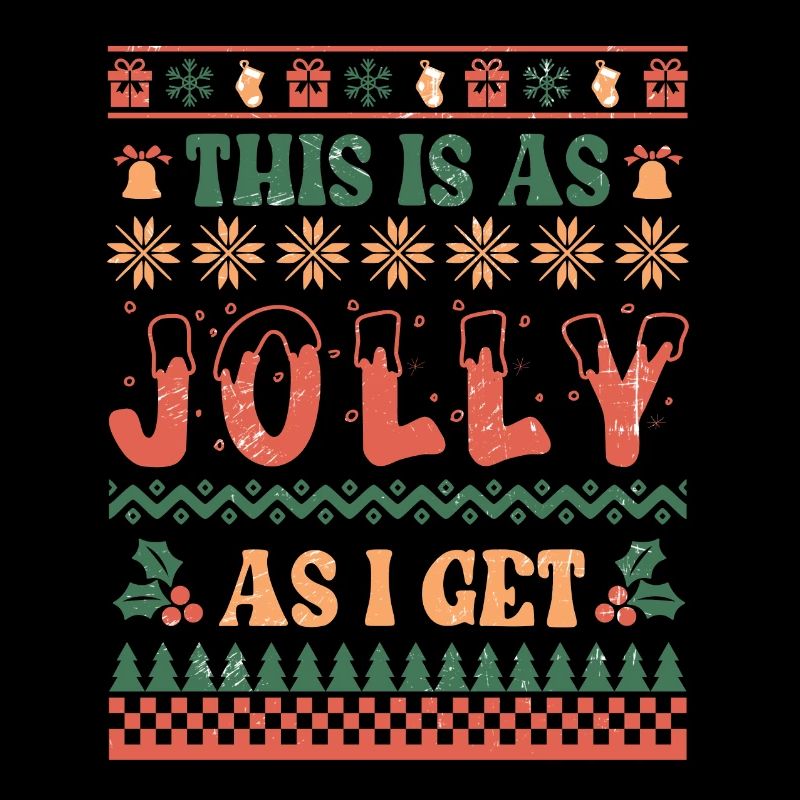 Jolly, Noël, Noël, Noël, pull moche