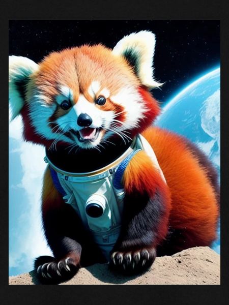 ROTER PANDA ADTRONAUT