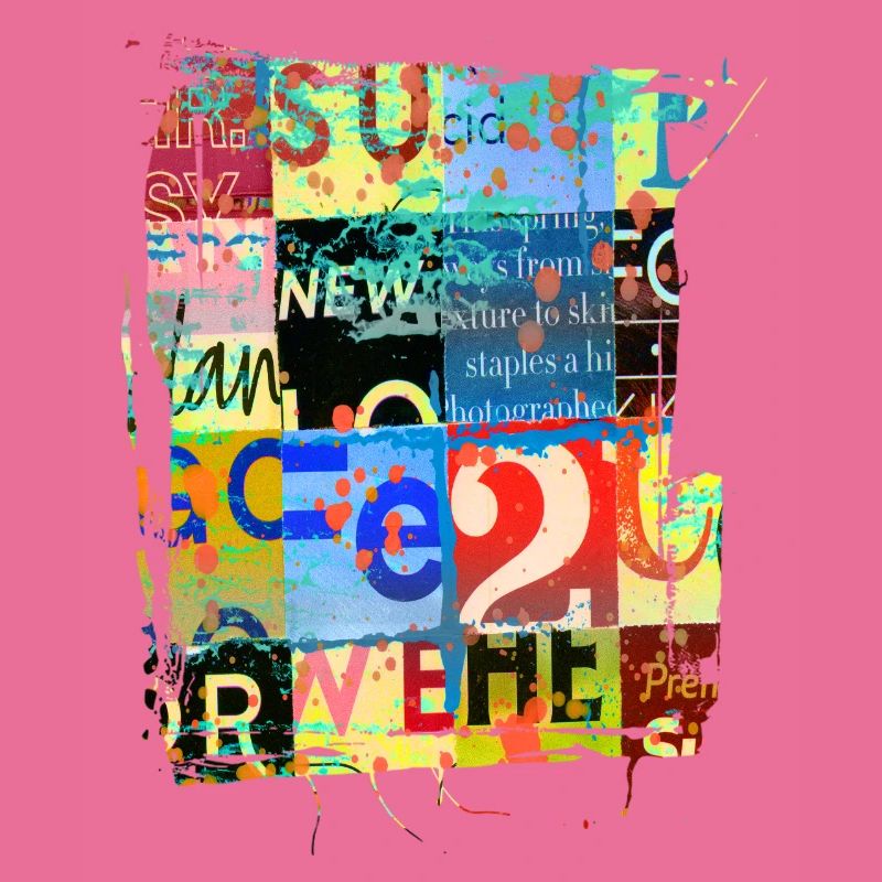 Newspaper Clips Scrapbook Magazines Alphabet Code