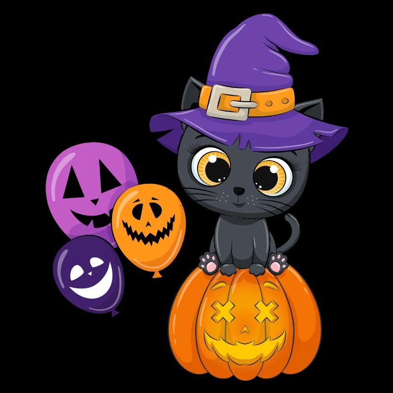 Halloween chat mignon