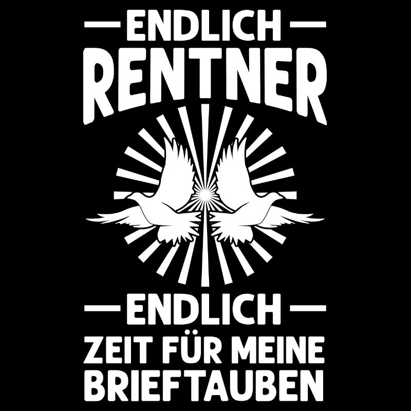 Taube Rentner Ruhestand Geschenk