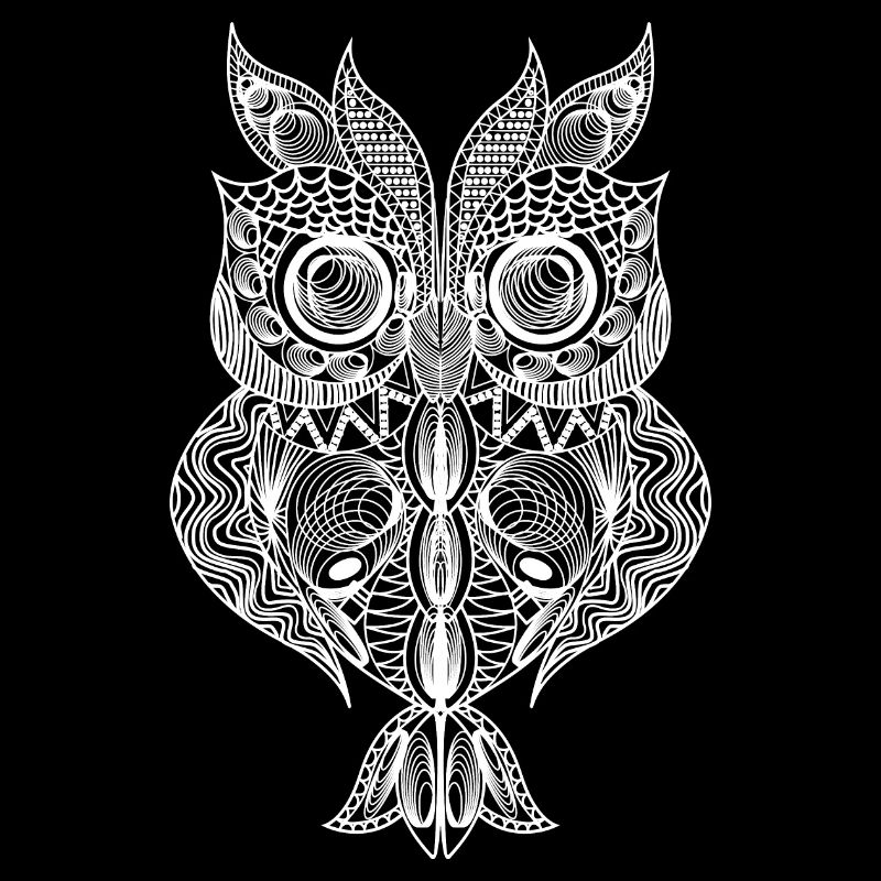 Eule Mandala