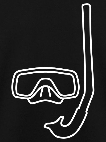 Taucherbrille mit Schnorchel
