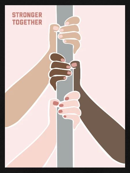 Stronger Together Poledancers