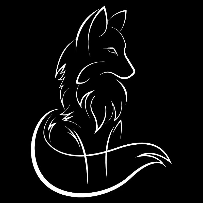 L’idée de symbole de renard décrit l’art Foxes Animal Love
